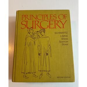 1974 Schwartz Principles Of Surgery Second Edition Large Hardback